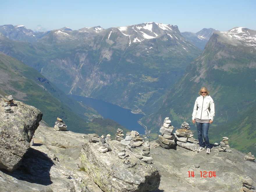 Geiranger Viewed From Dalsnibba