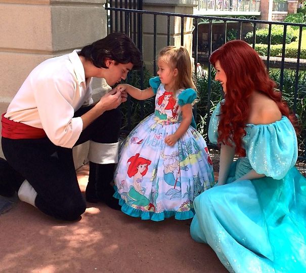 Mom Sews Incredibly Accurate Disney Costumes For Her Daughter To Wear At Disney World