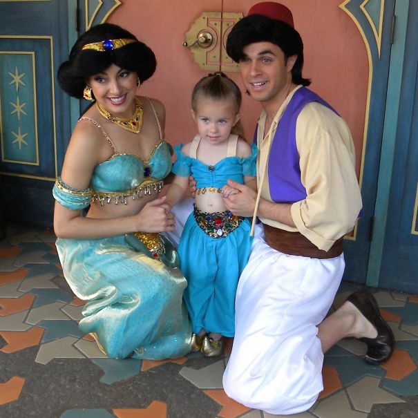 Mom Sews Incredibly Accurate Disney Costumes For Her Daughter To Wear At Disney World