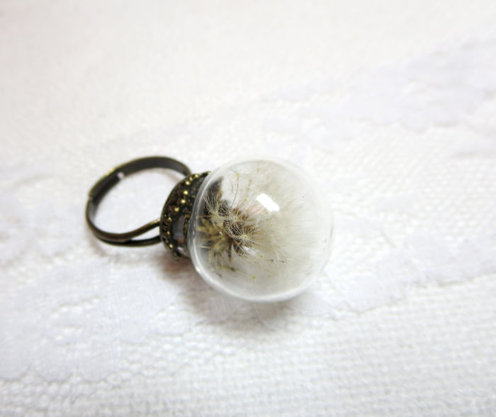 Real Dandelion Ring
