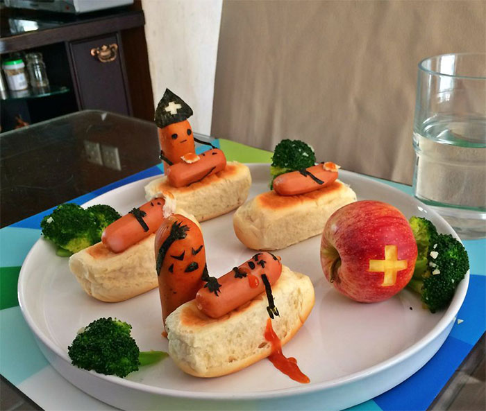 My Hotdog Breakfasts For My Kids Each Tell Their Own Story