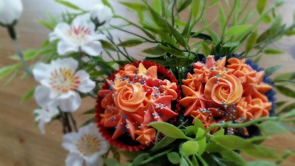 I Made These Colorful Cupcakes Out Of Boredom In Making Same Old Cupcakes All The Time