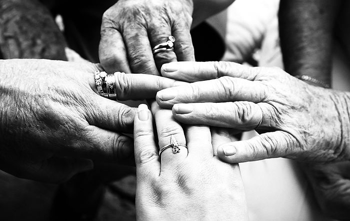 3 Generations At Wedding