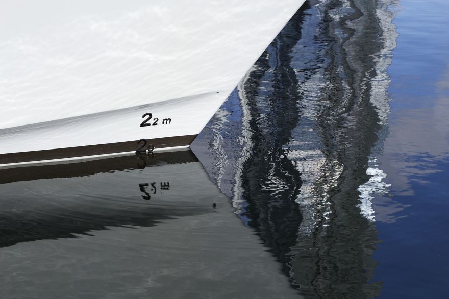 Boat On Water Colour, Vancouver Canada