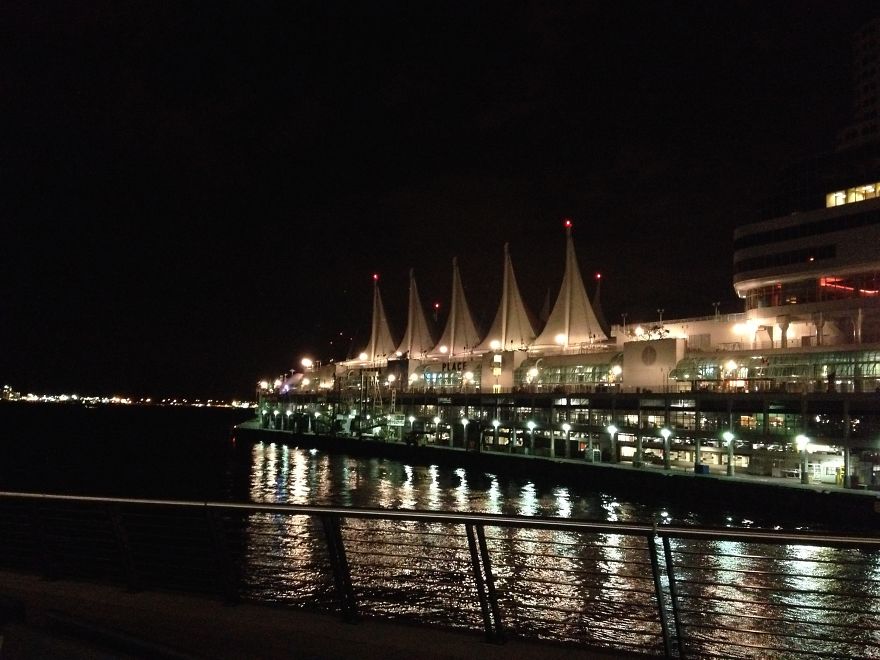 One Summer Night Downtown, Vancouver Bc by kiimvogel