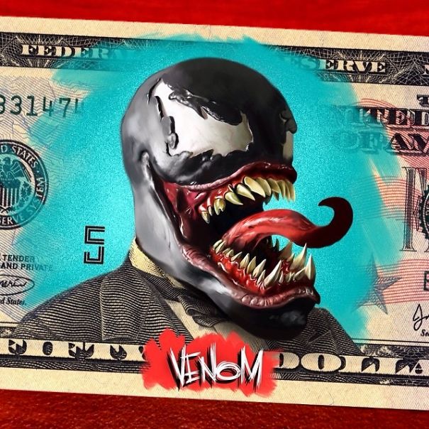 The Art On Money: I Turn U.S. Presidents Into Super Heroes And Villains The Art On Money: I Turn U.S. Presidents Into Super Heroes And Villains