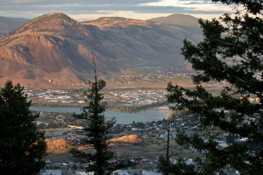 Kamloops At Sunset