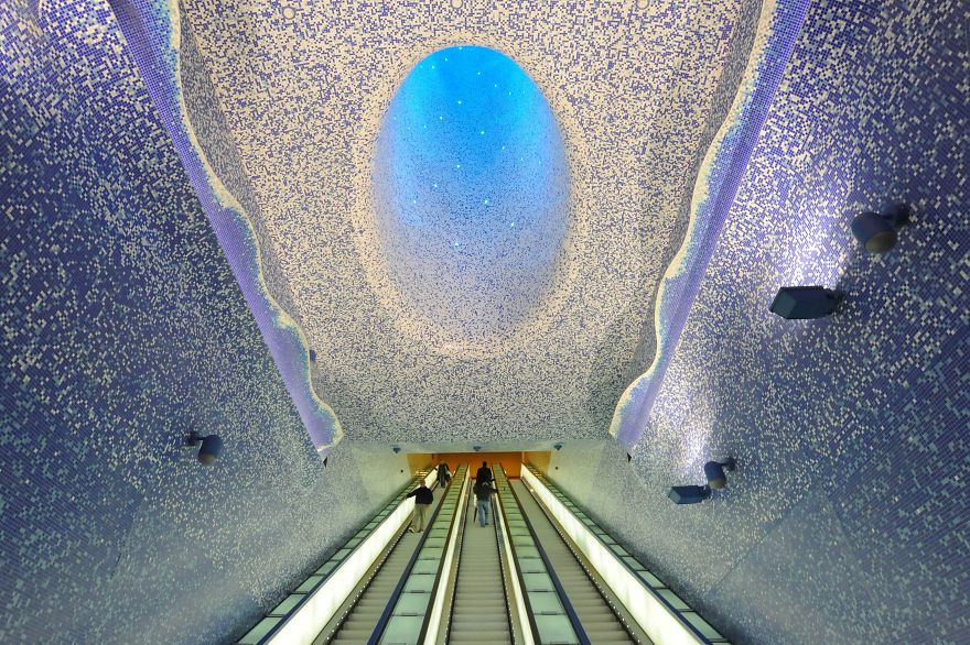 Toledo Metro Station, Naples, Italy