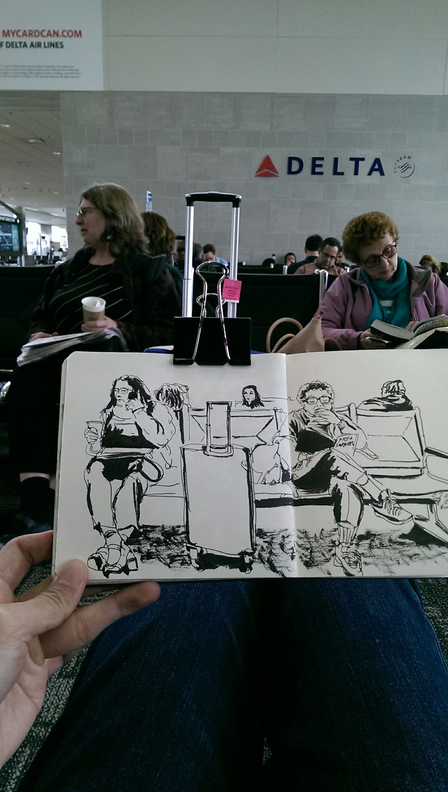 I Sketch On Every Single Bus, Train And Airplane I Board