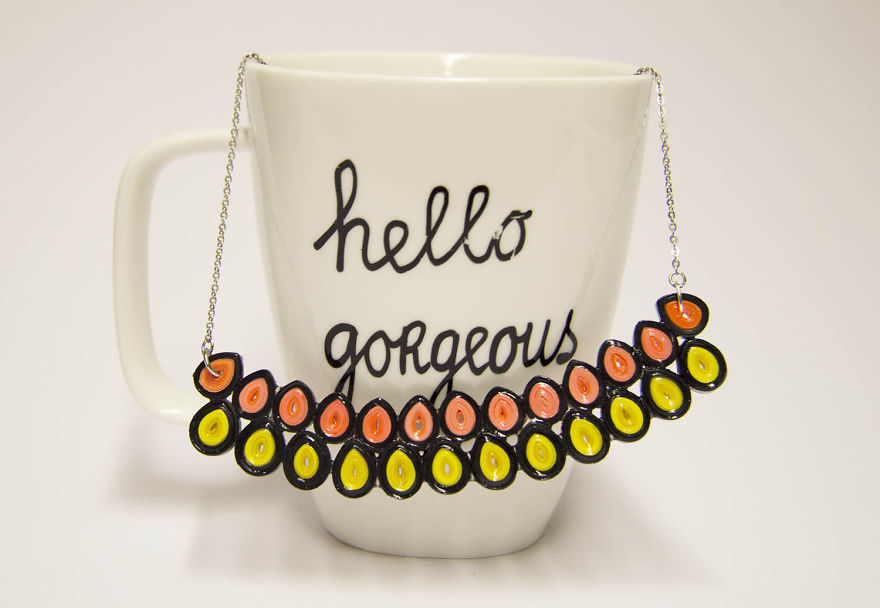 Amsterdam Artist Turns Paper Into Water Resistant Paper Jewelry