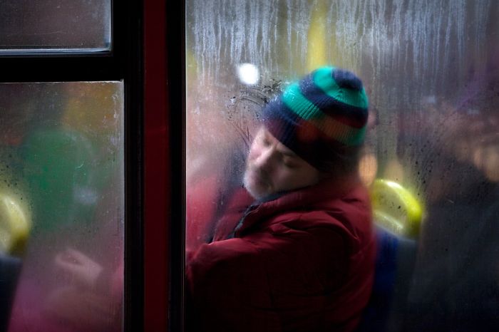 Contemporary Portraits Of London Bus Passengers That Resemble Classical Art Paintings
