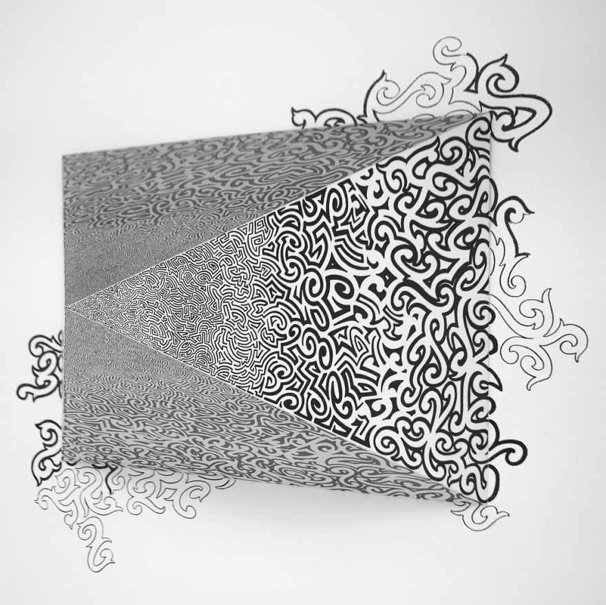 Sharpie Piece By Darel Carey