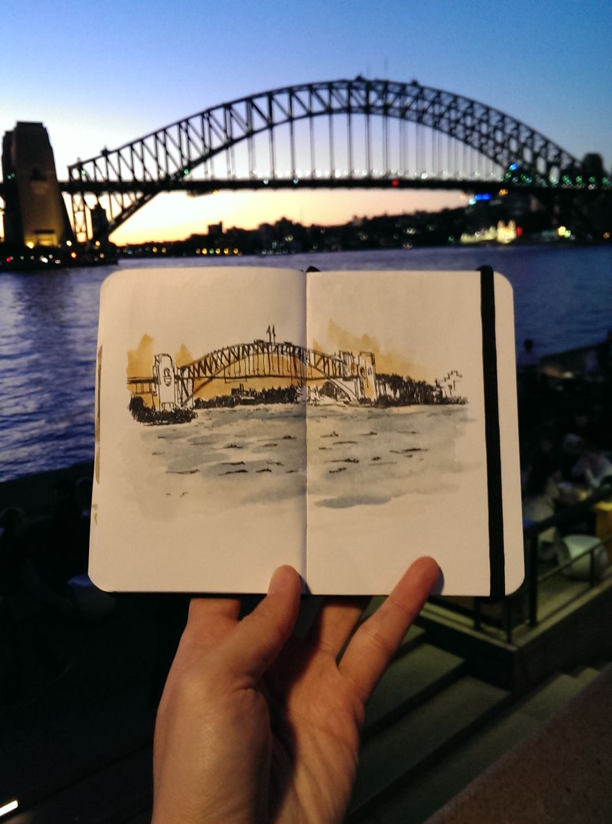 I Sketch On Every Single Bus, Train And Airplane I Board I Sketch On Every Single Bus, Train And Airplane I Board