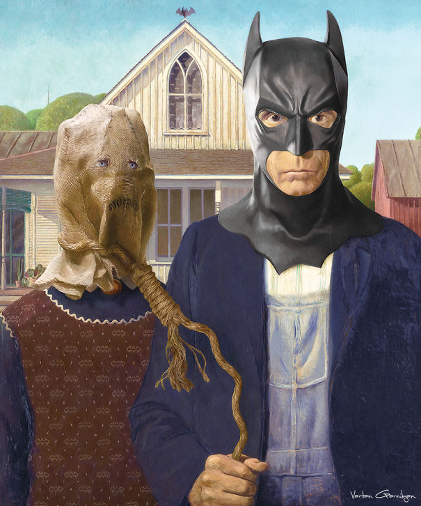 Famous Paintings Reimagined As Scenes From Batman Famous Paintings Reimagined As Scenes From Batman