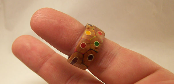 Colored Pencil Ring R/woodworking