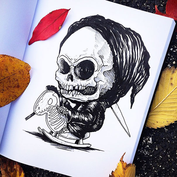 baby-terrors-iconic-horror-monsters-illustrations-alex-solis-25