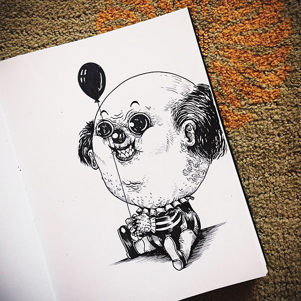 baby-terrors-iconic-horror-monsters-illustrations-alex-solis-5