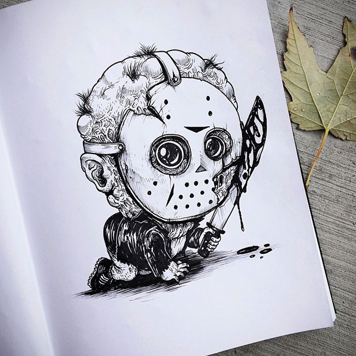 Baby Terrors: Famous Horror Characters As Babies