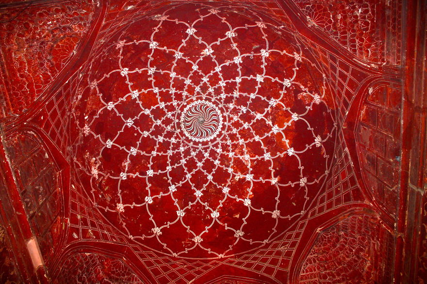 Taj Mahal Mosque Ceiling