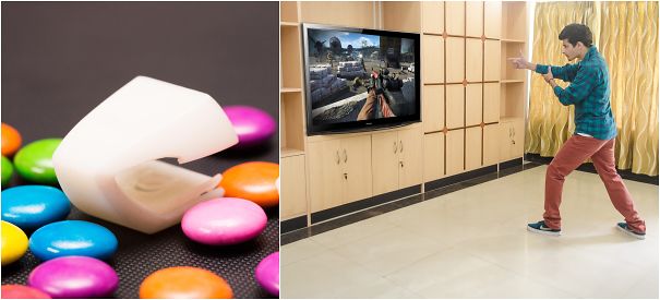 This Ring Lets You Play Games With Motion Of Your Fingers.