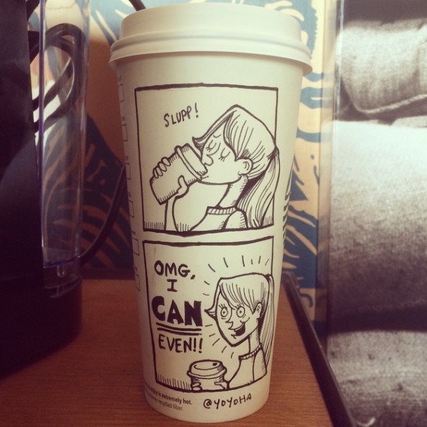 comics-starbucks-coffee-cup-art-yoyoha-4 comics-starbucks-coffee-cup-art-yoyoha-4