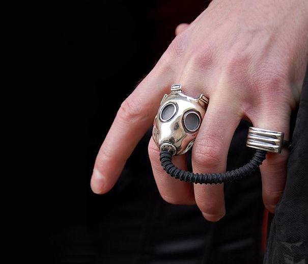 Gas Mask Ring
