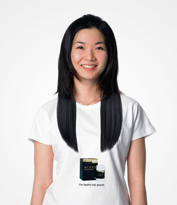 Long Hair Illusion T-shirt