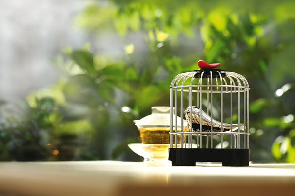 The Alessi Tea Matter Melodic Tea Strainer