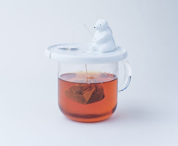 Polar Bear Tea Bag Holder