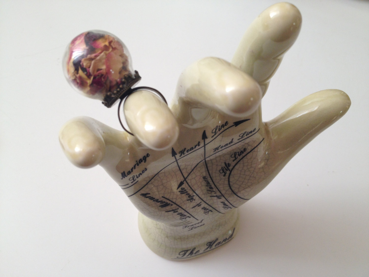 Dried Flower Petal Rings