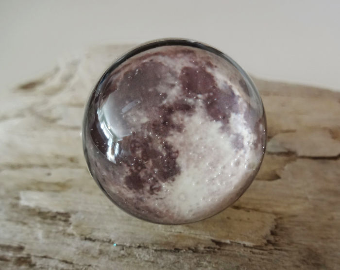 Moon Globe Ring