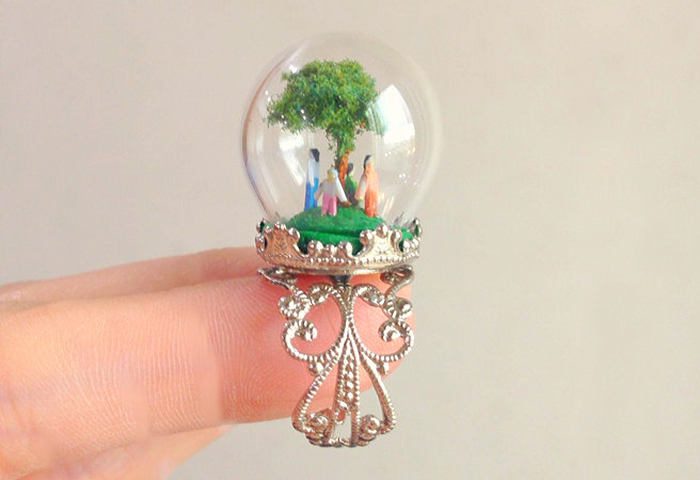 People In A Park Ring