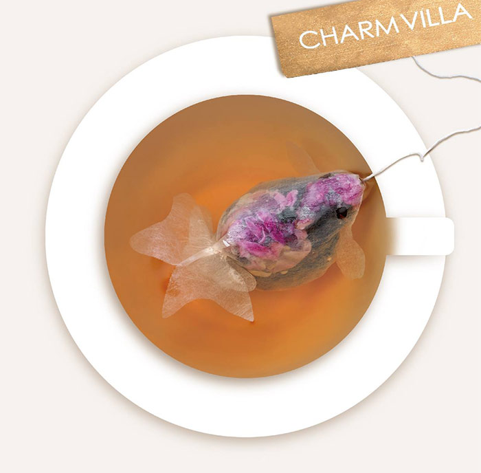 gold-fish-tea-bag-charm-villa-2 gold-fish-tea-bag-charm-villa-2
