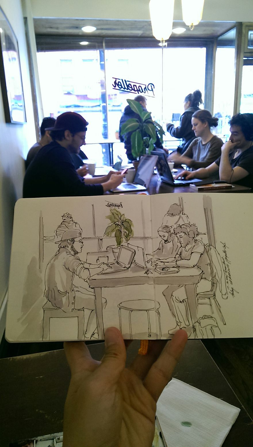 I Sketch On Every Single Bus, Train And Airplane I Board