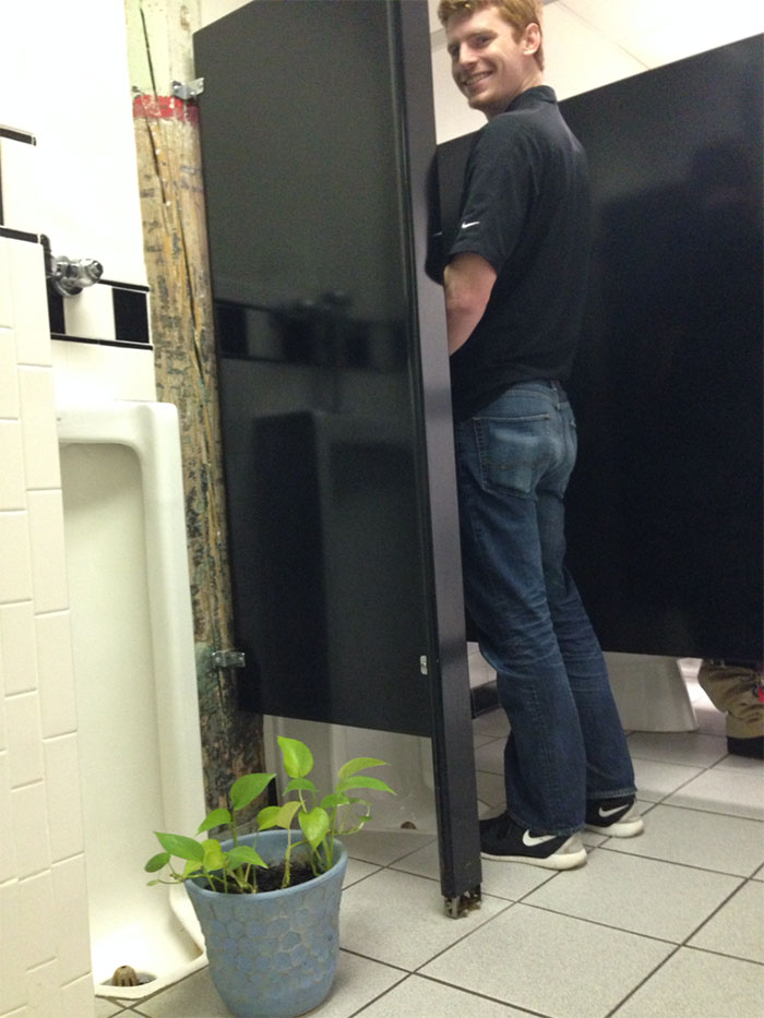 guy-babysits-coworkers-plant-3 guy-babysits-coworkers-plant-3