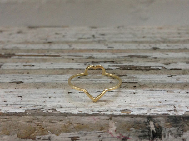 Heart Illusion Ring By 3dbrooklyn
