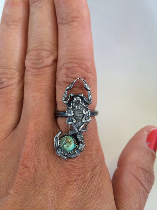 Handmade And Carefully Casted Scorpion Ring