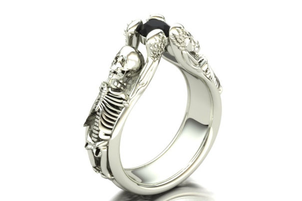Skeleton Engagement Ring