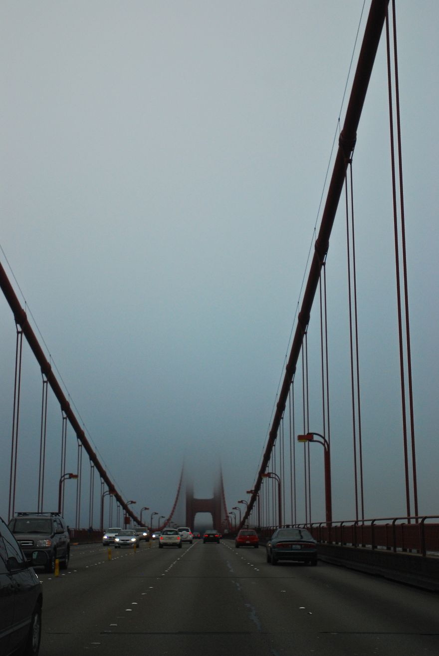 Hide And Seek. Golden Bridge, San Francisco
