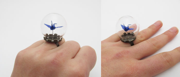 Origami Crane Ring