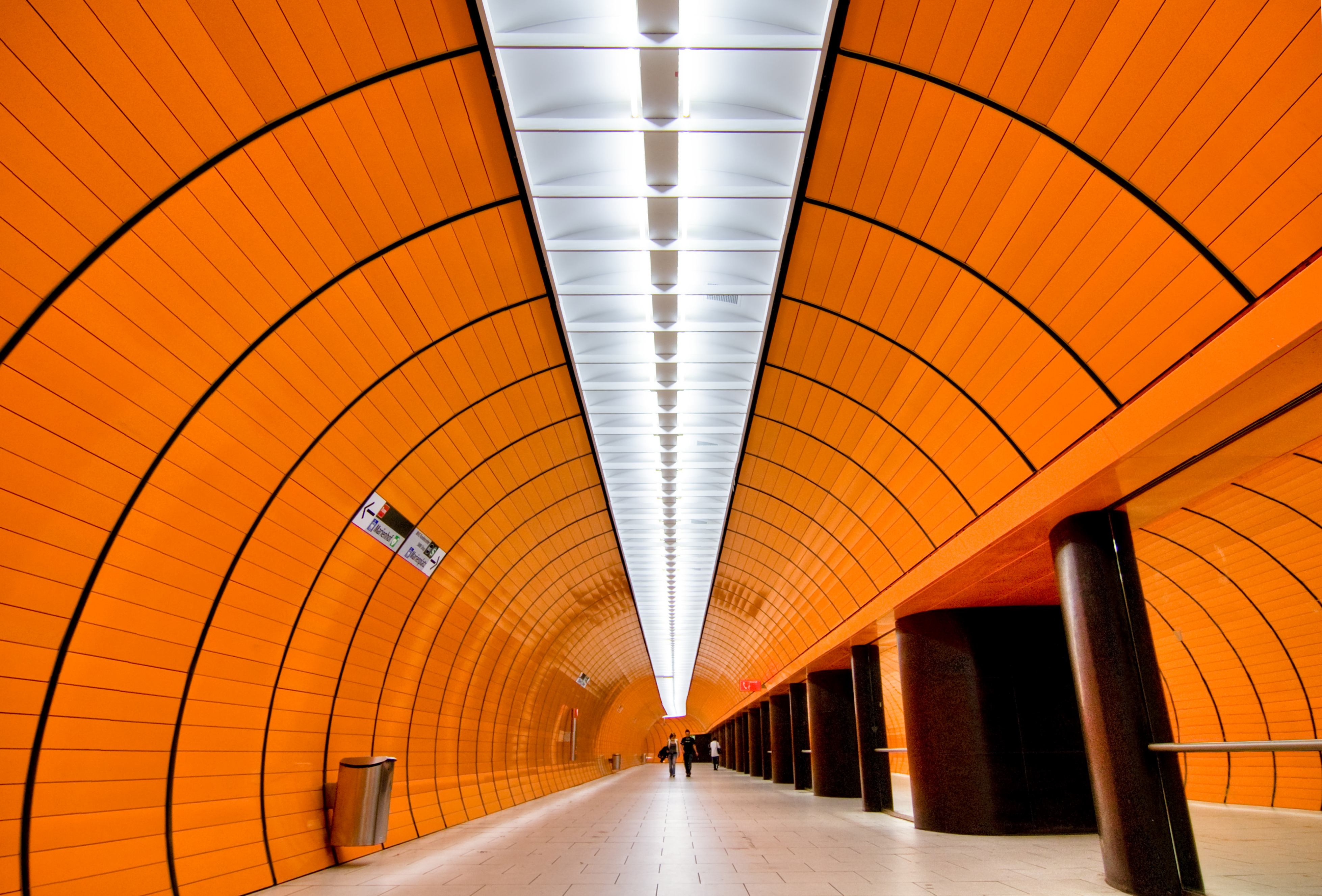 Georg-Brauchle-Ring, Marienplatz and Candidplatz U-Bahn Stations, Munich, Germany