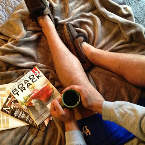 The Aerial Coffee In Bed Shot