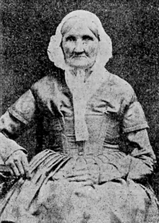 Hannah Stilley, Born 1746, Photographed In 1840. Probably The Earliest Born Individual Captured On Film