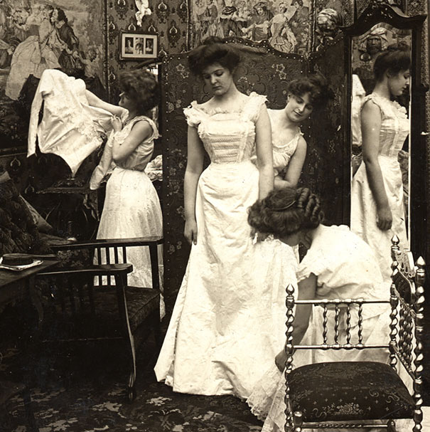 Dressing The Bride, 1890s