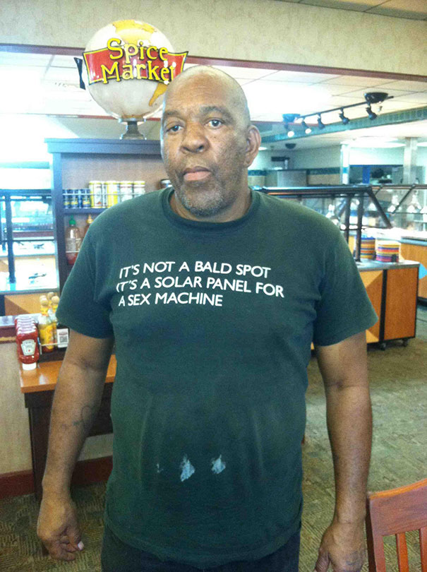 Old People Wearing Funny T-shirts
