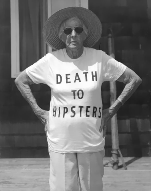 Old People Wearing Funny T-shirts