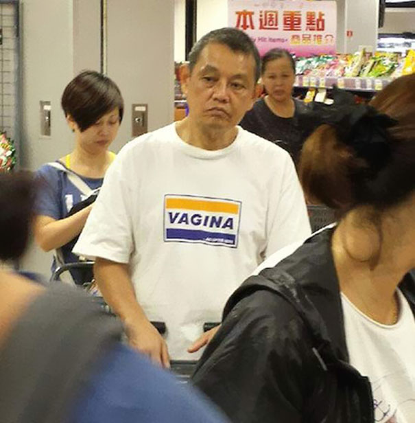 Old People Wearing Funny T-shirts