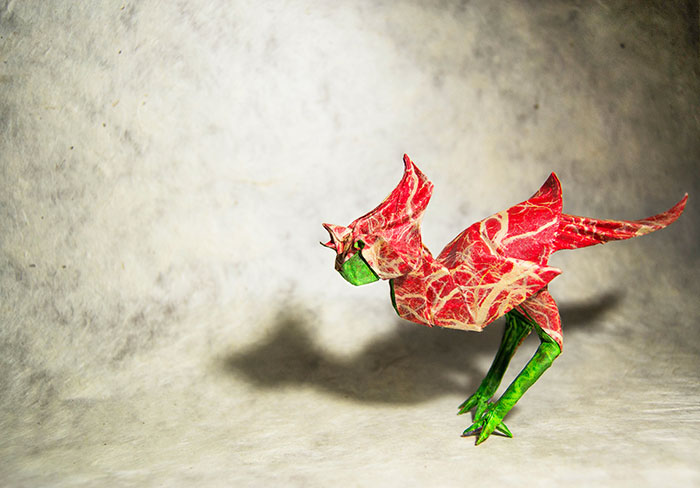 Origami Cardinal