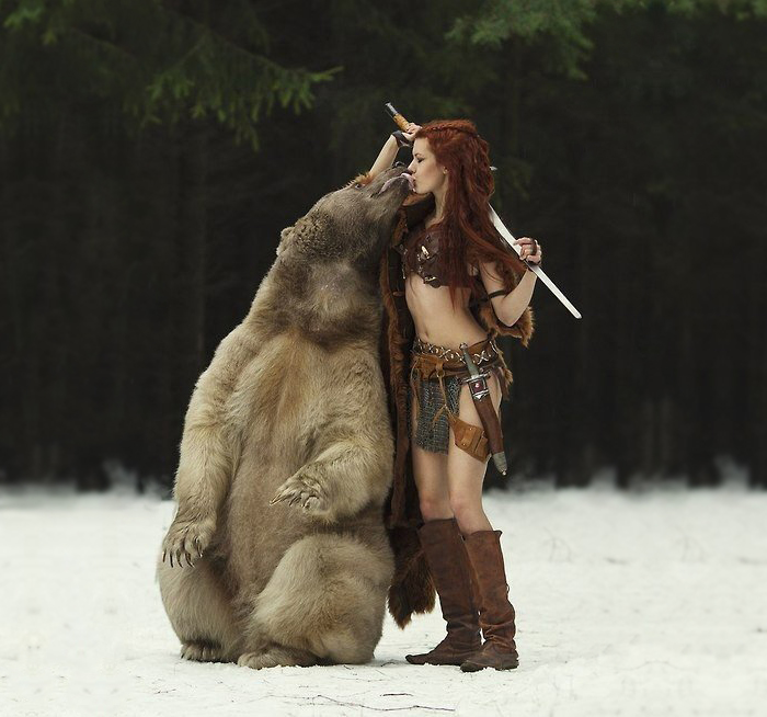 Russian Photographer Captures Fairy-Tale Scenes With REAL Animals