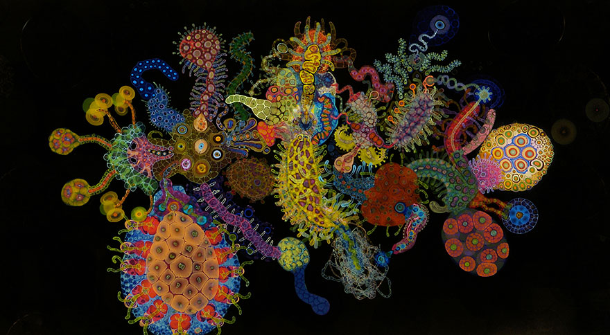 psychedelic-art-poured-resin-paintings-bruce-riley-10 psychedelic-art-poured-resin-paintings-bruce-riley-10